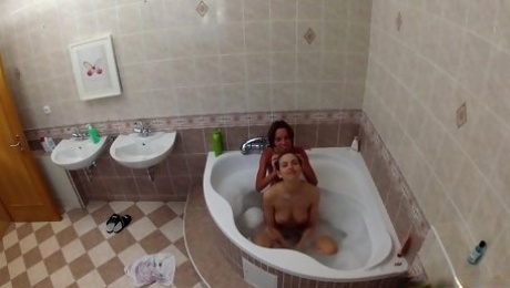 Amazing pornstars Eufrat, Veronica Vanoza in Best Showers, College sex clip