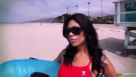 baywatch parody with thick latina mamacita cassandra cruz