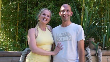 Rough outdoor anal dicking with a tattooed blonde - Mel Melicious