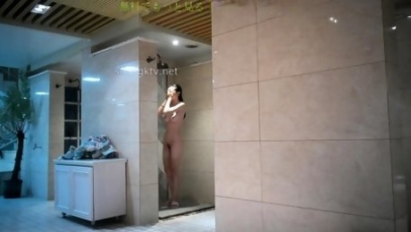 big tits asian bathroom leaked