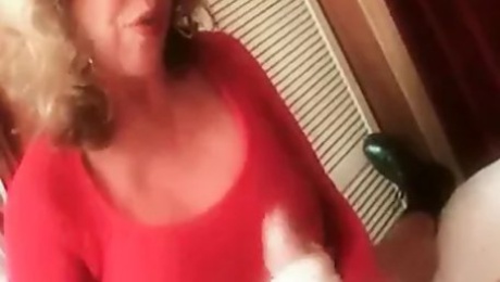 Big Titted Mommy's Dirty Talking Jerk Off
