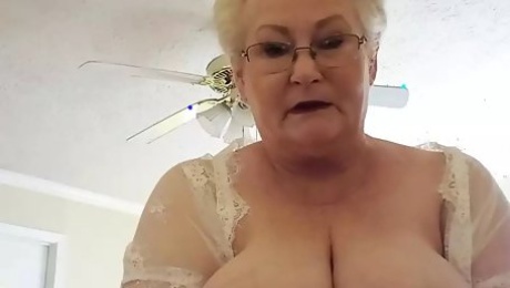 Horny Granny Loves To Show How She Pleasures Herself