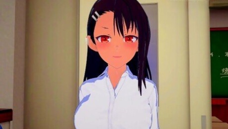 Nagatoro San Teases You at School Until Creampie - Anime Hentai 3d Uncensored