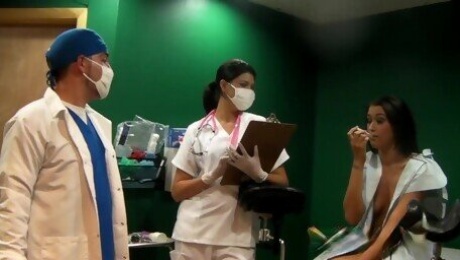 Doctor Tampa & Nurse Masturbate Alexis Grace During A Stimulating Exam! GirlsGoneGyno Part 7 of 7