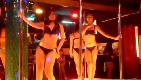 Inside Thai Agogo Bars - Spycam Video